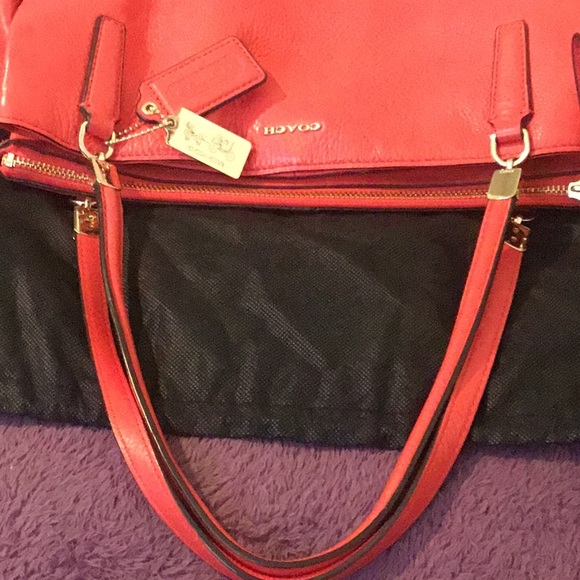 EUC Coach Madison Cafe Leather Satchel & Hangtags 27859 - Picture 7 of 16